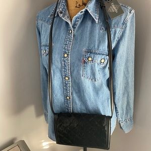 Crossbody Faux Leather/Pony